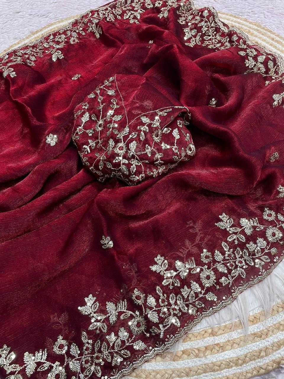 Chiffon Sequence Saree