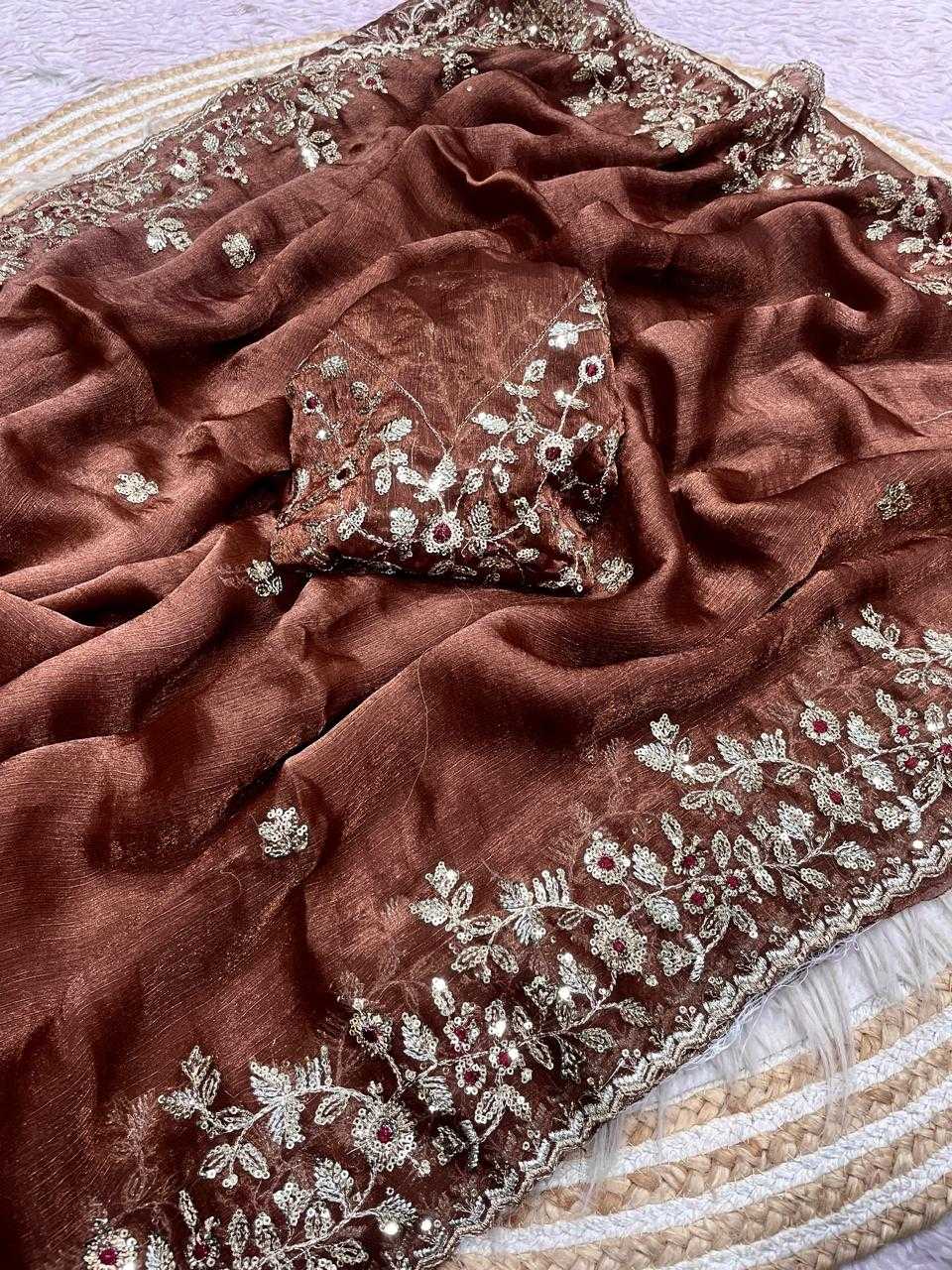 Chiffon Sequence Saree