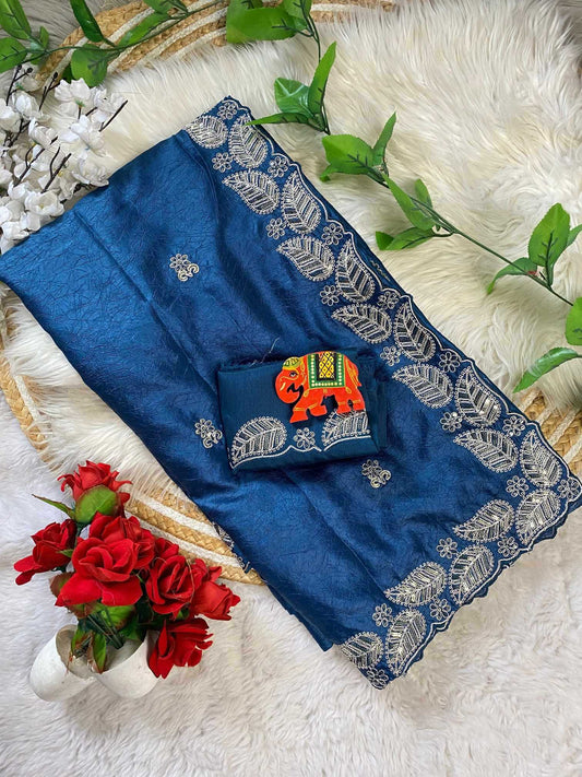 Crush Silk Traditional Saree