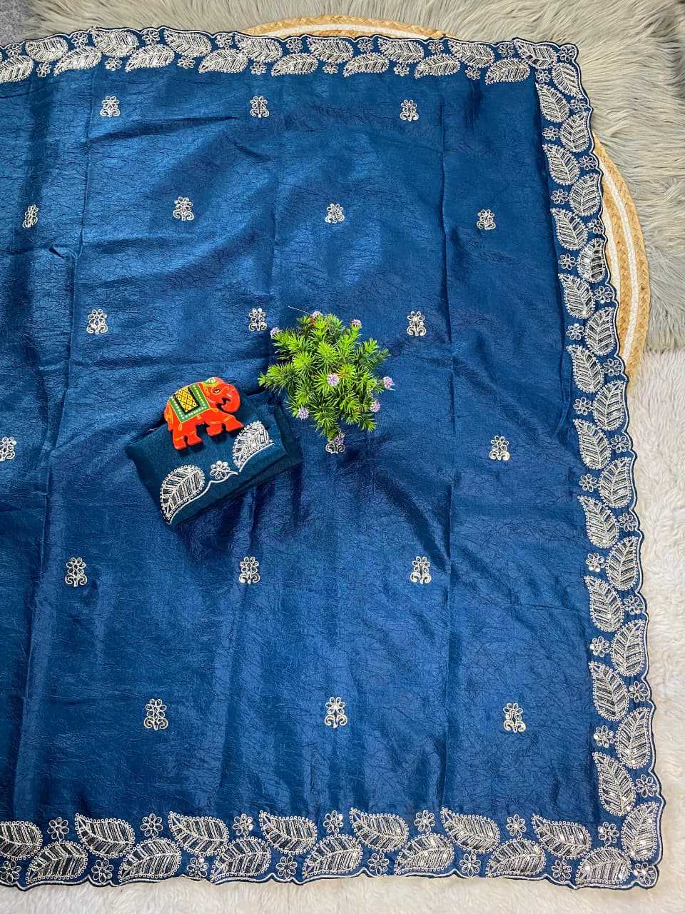 Crush Silk Traditional Saree