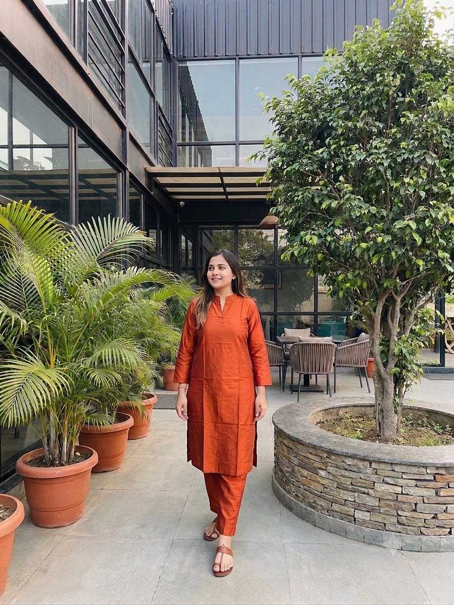 Esen Pure Cotton Party Wear Kurti