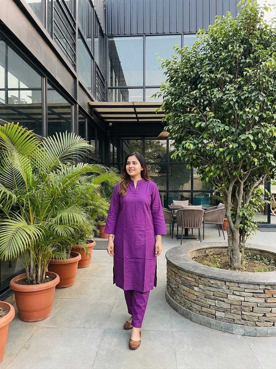 Esen Pure Cotton Party Wear Kurti