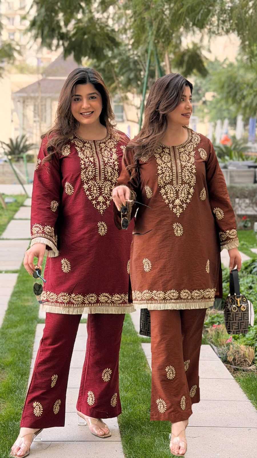 Flower Cotton Festive Kurti
