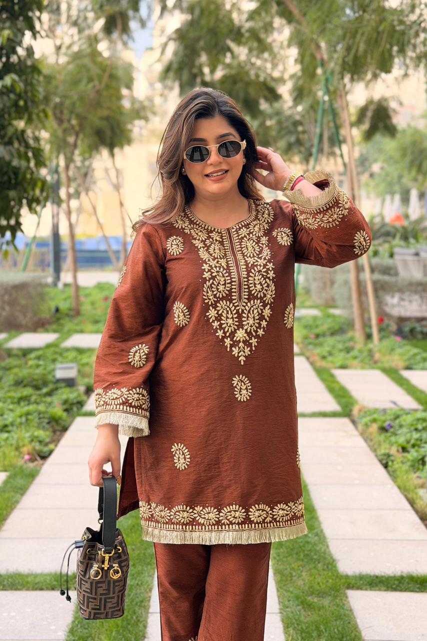 Flower Cotton Festive Kurti