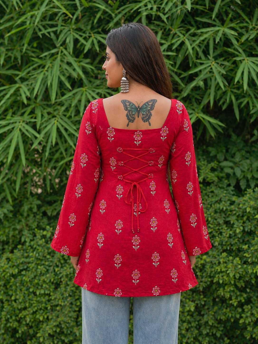Grup Cotton Printed Kurti
