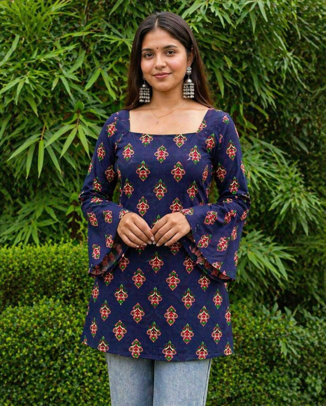 Grup Cotton Printed Kurti