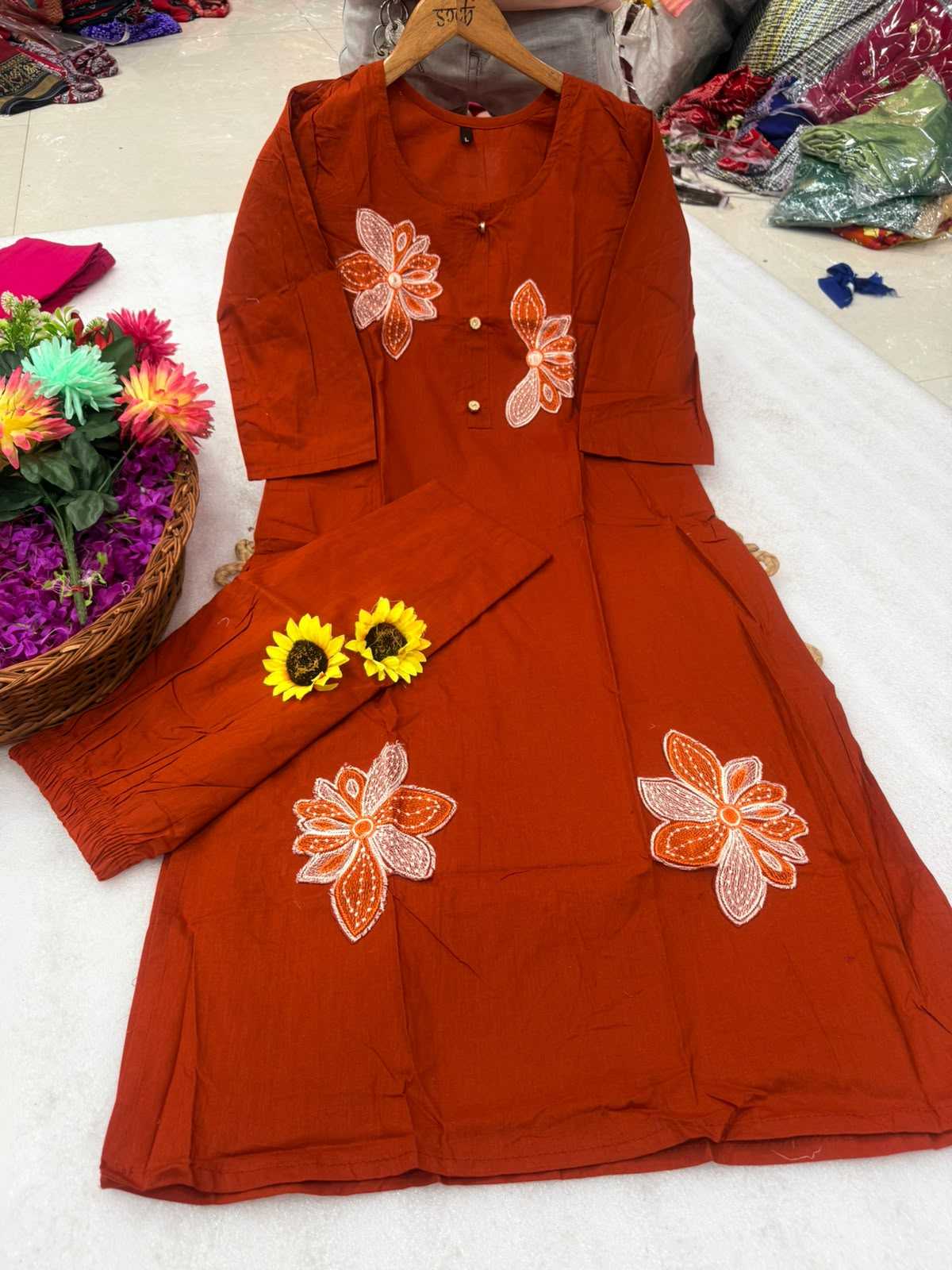 Light Cotton Designer Kurti