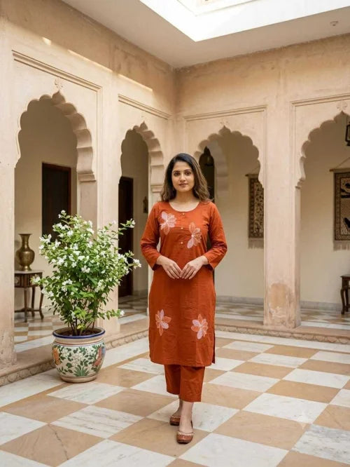 Ouge Cotton Festive Kurti