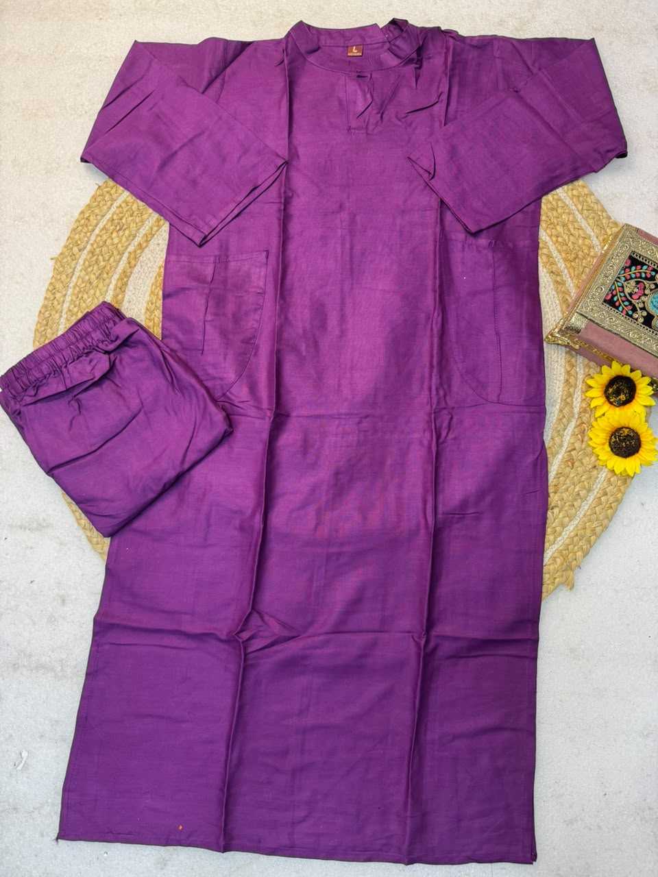 Rama Cotton Party Wear Kurti