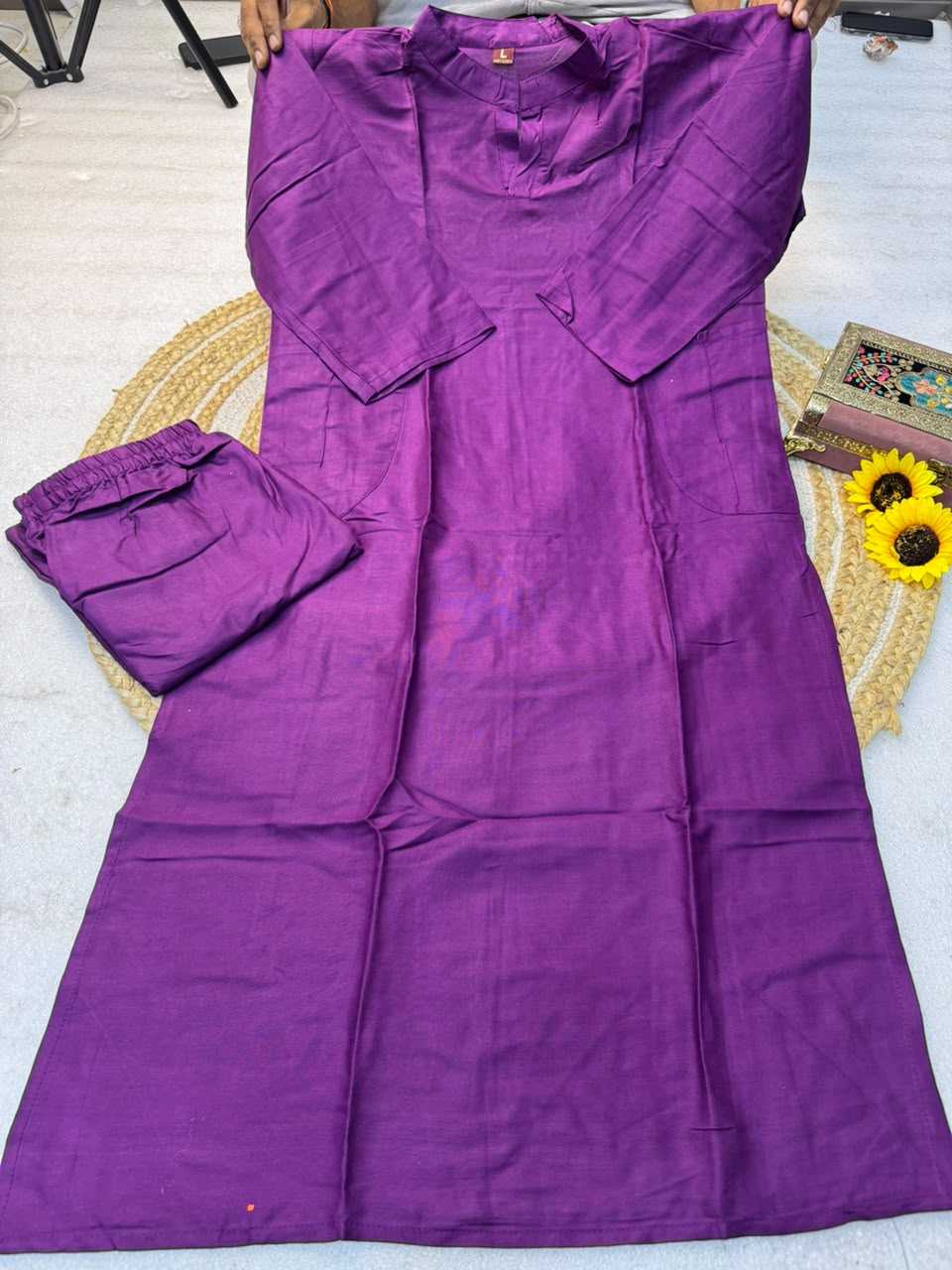 Rama Cotton Party Wear Kurti