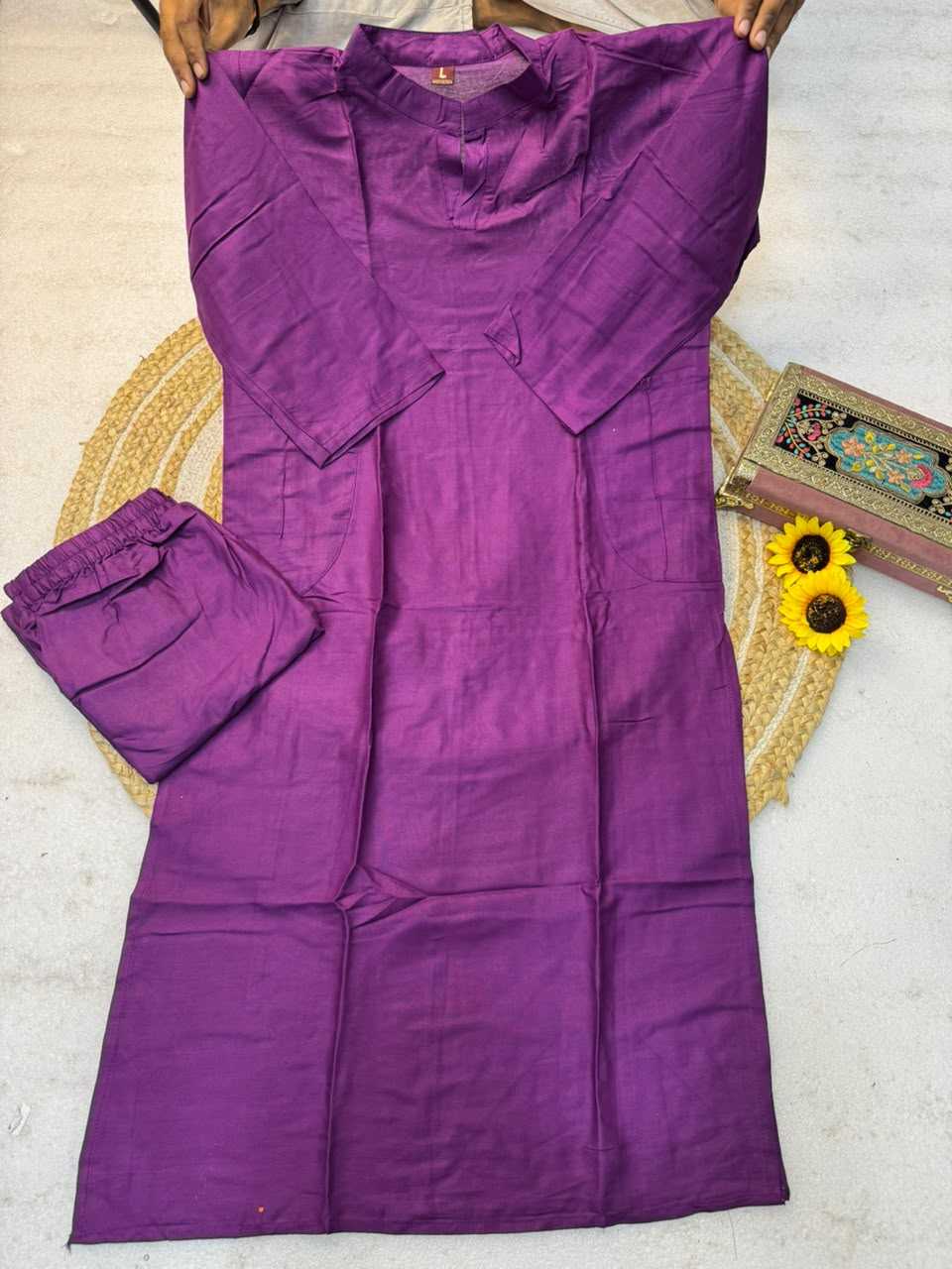 Rama Cotton Party Wear Kurti