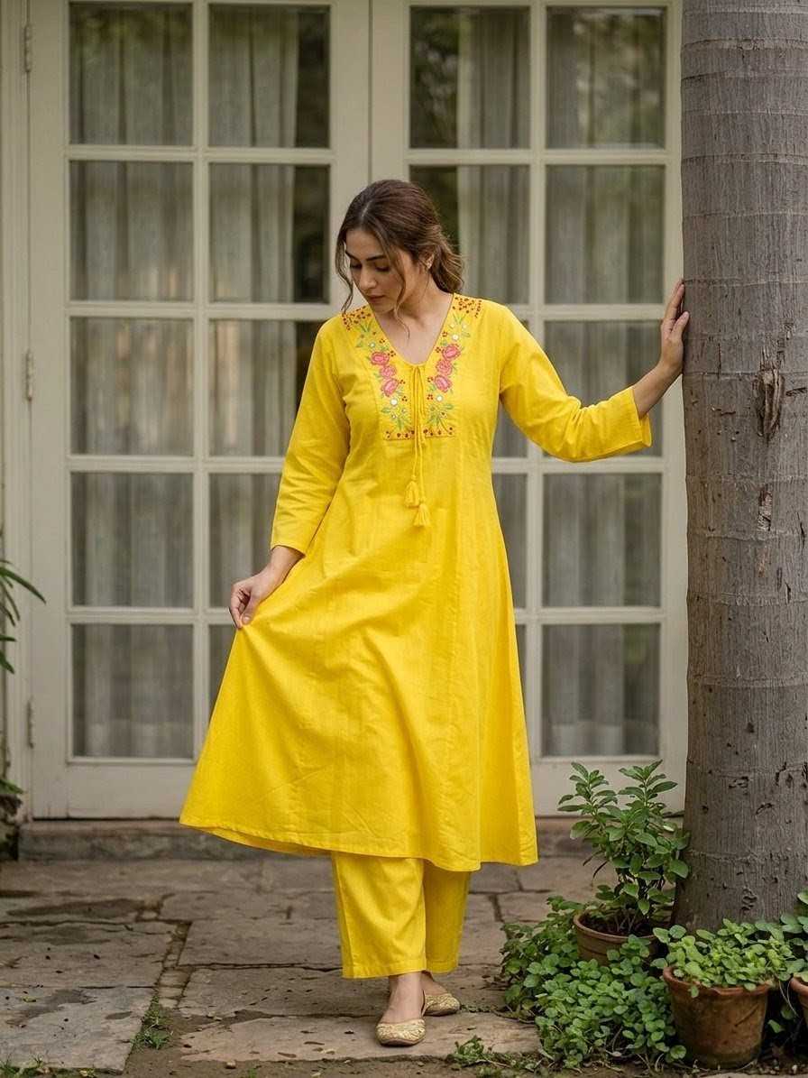 Stitc Cotton Festive Kurti