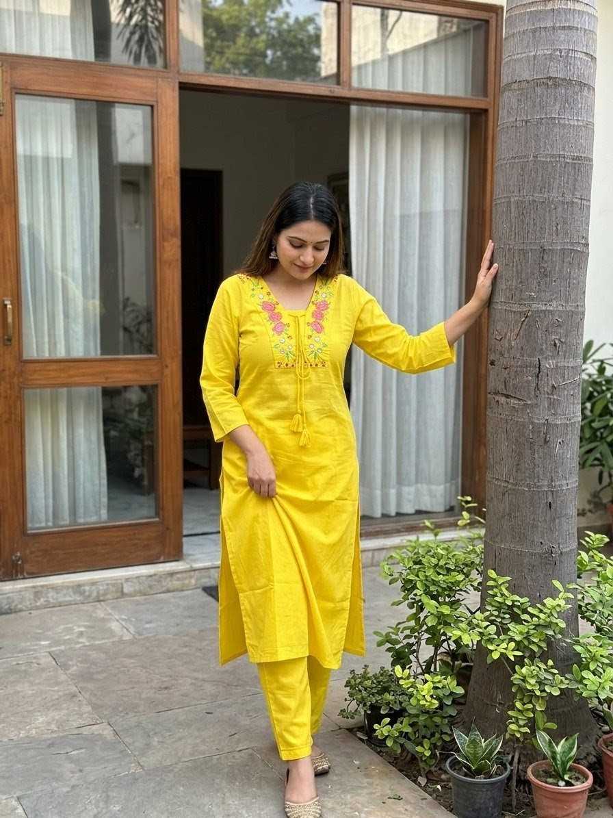 Stitc Cotton Festive Kurti