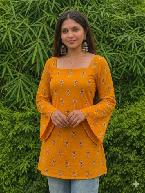 Tock Pure Cotton Short Kurti