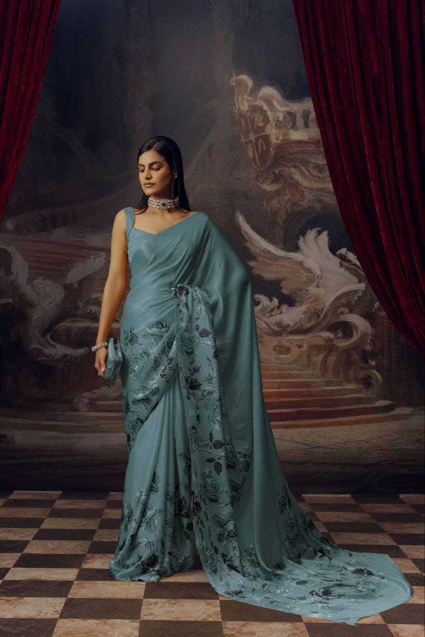 Bri Japan Sartin Designer Saree