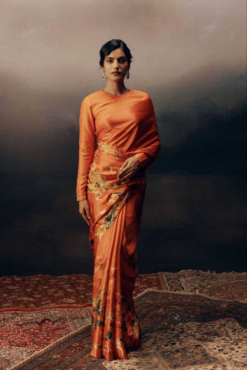 Bri Japan Sartin Designer Saree