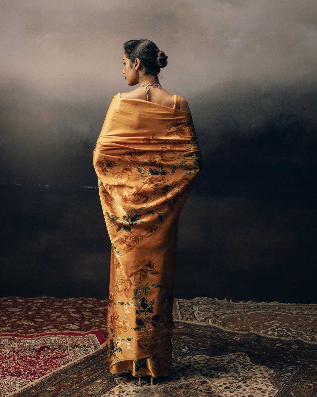 Bri Japan Sartin Designer Saree