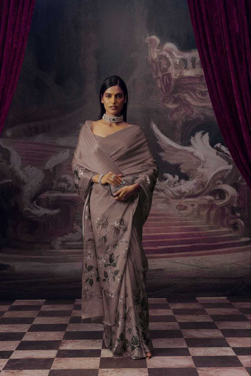 Bri Japan Sartin Designer Saree