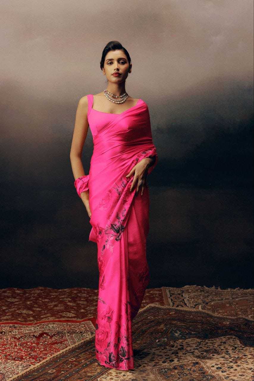 Bri Japan Sartin Designer Saree