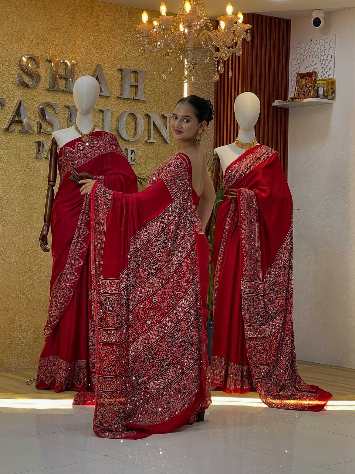 Fix Gajji Silk Party Wear Saree