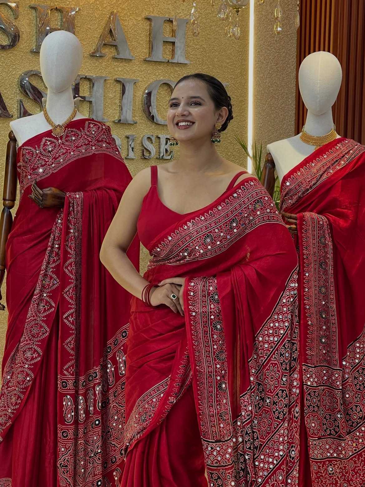 Fix Gajji Silk Party Wear Saree