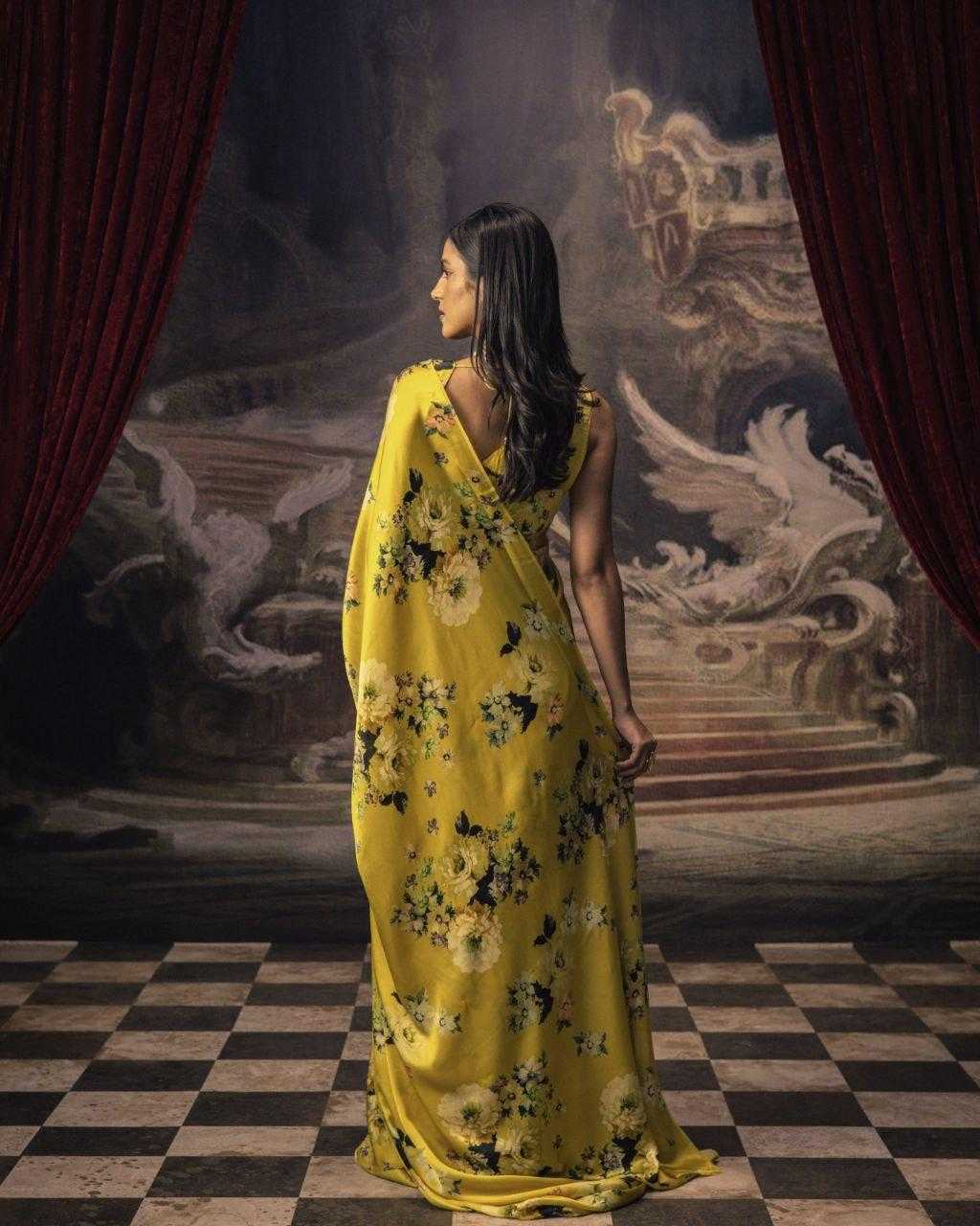 Gin Japan Sartin Printed Saree