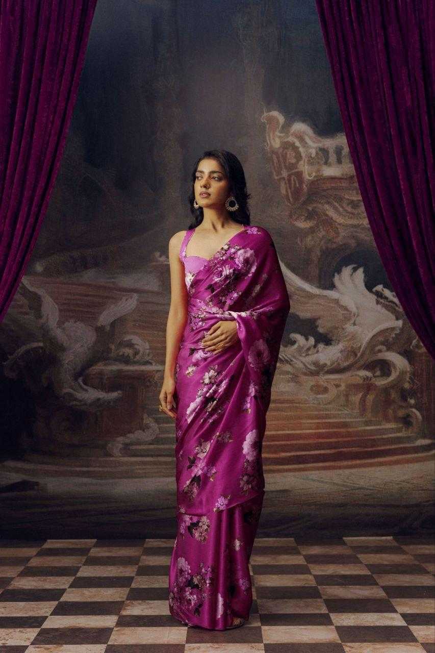 Gin Japan Sartin Printed Saree