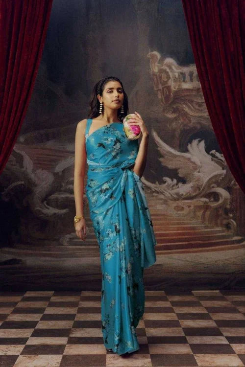 Gin Japan Sartin Printed Saree