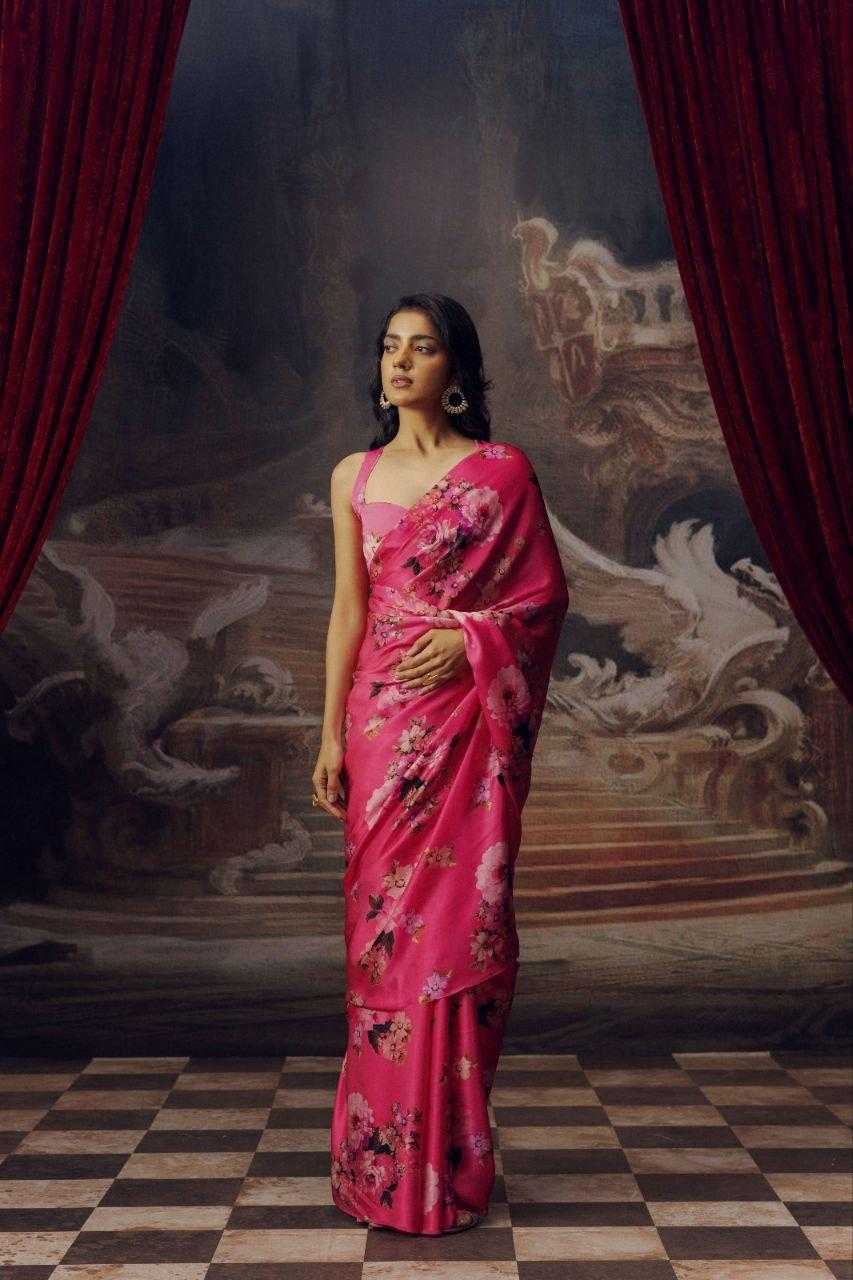 Gin Japan Sartin Printed Saree