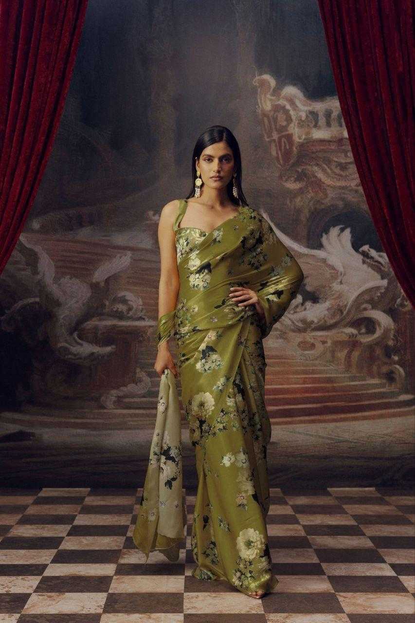 Gin Japan Sartin Printed Saree