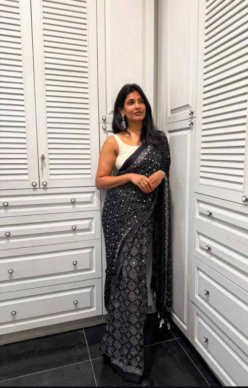 Lou Gajji Silk Designer Saree