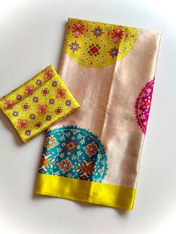 Luxu Satin Party Wear Saree