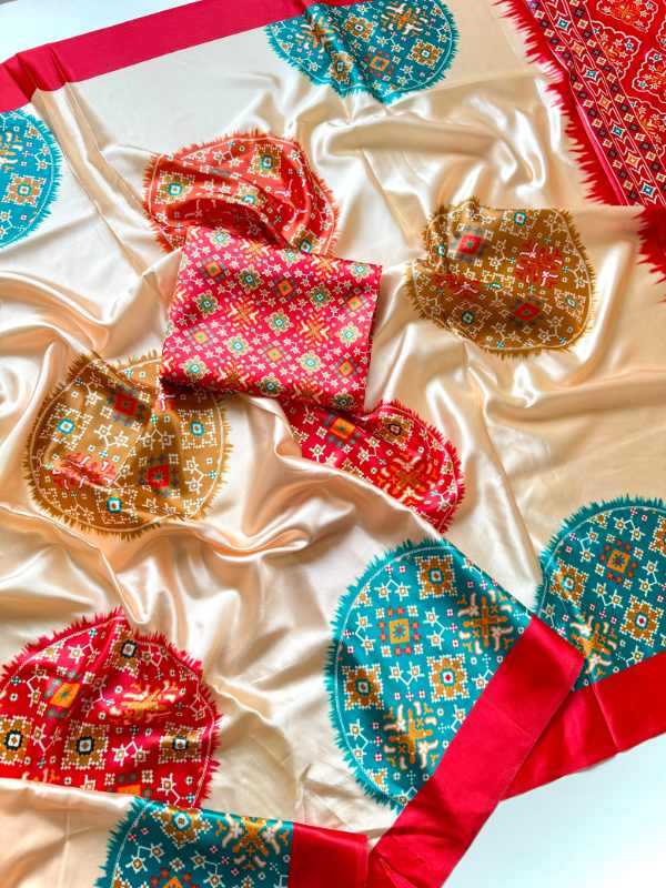 Luxu Satin Party Wear Saree
