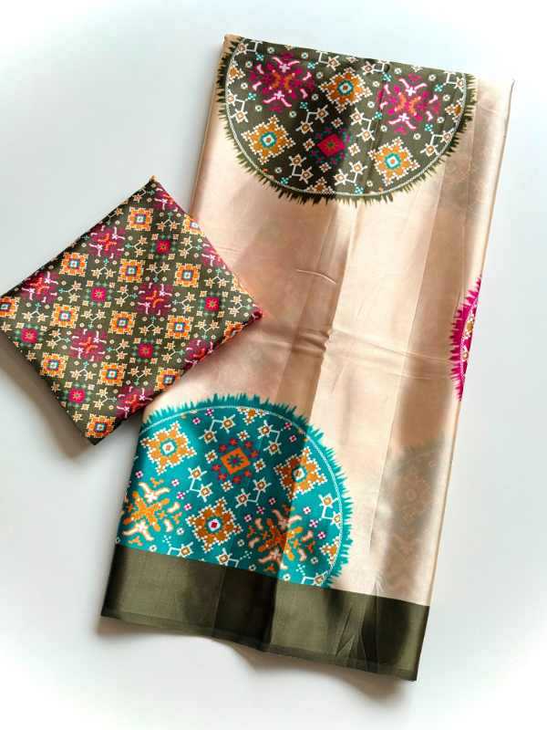 Luxu Satin Party Wear Saree