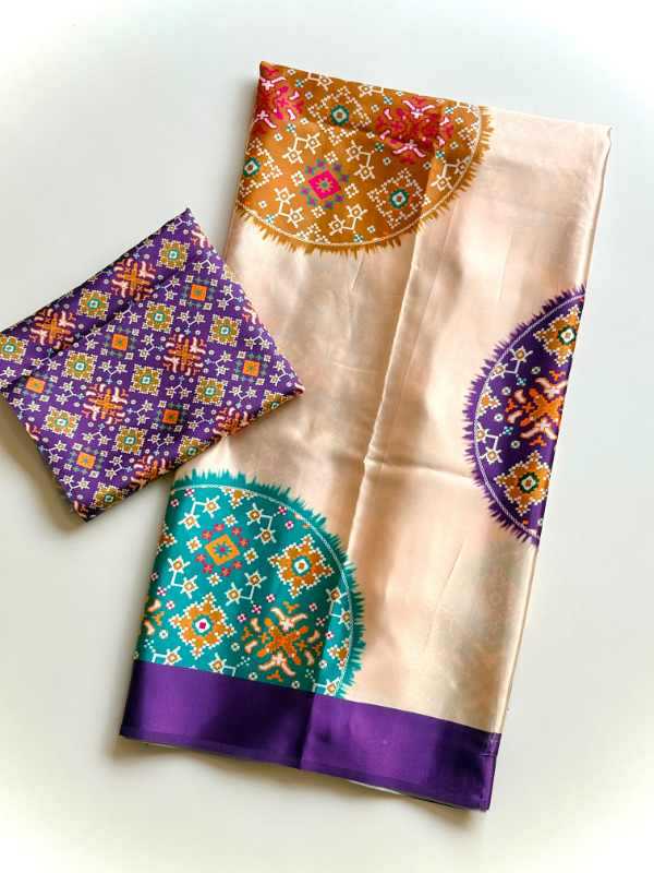 Luxu Satin Party Wear Saree