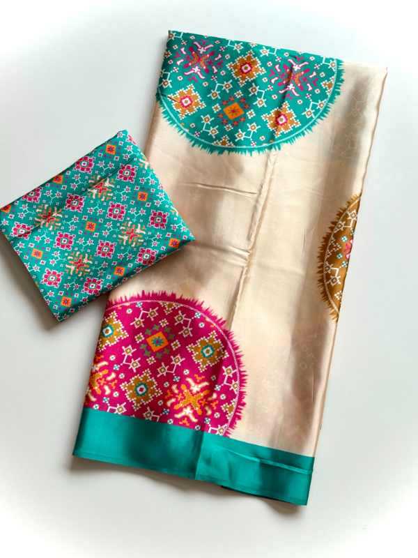 Luxu Satin Party Wear Saree