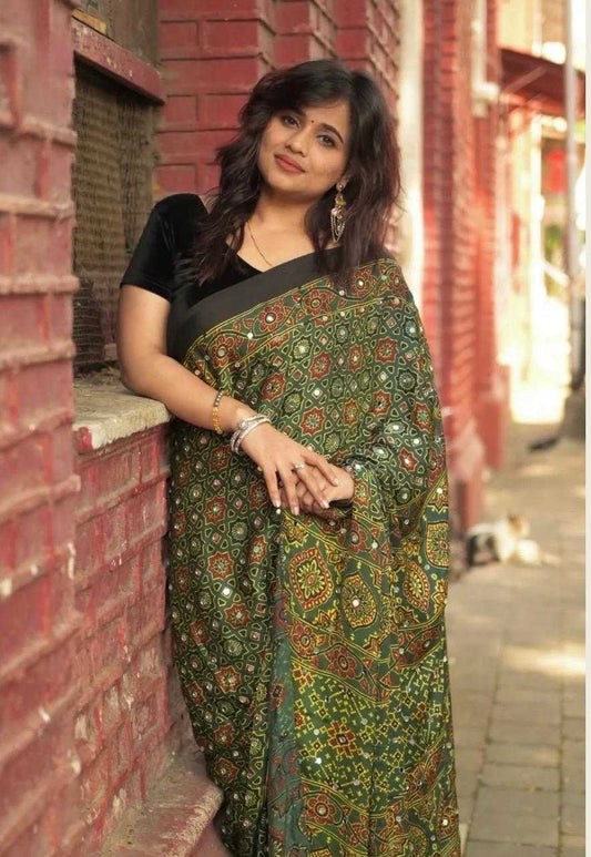 Mtr Gajji Silk Designer Saree