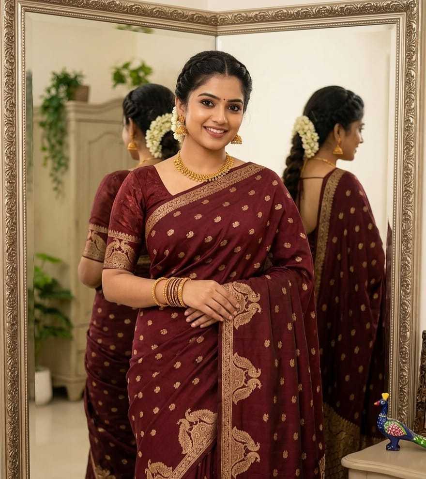 Muslin Silk Traditional Saree
