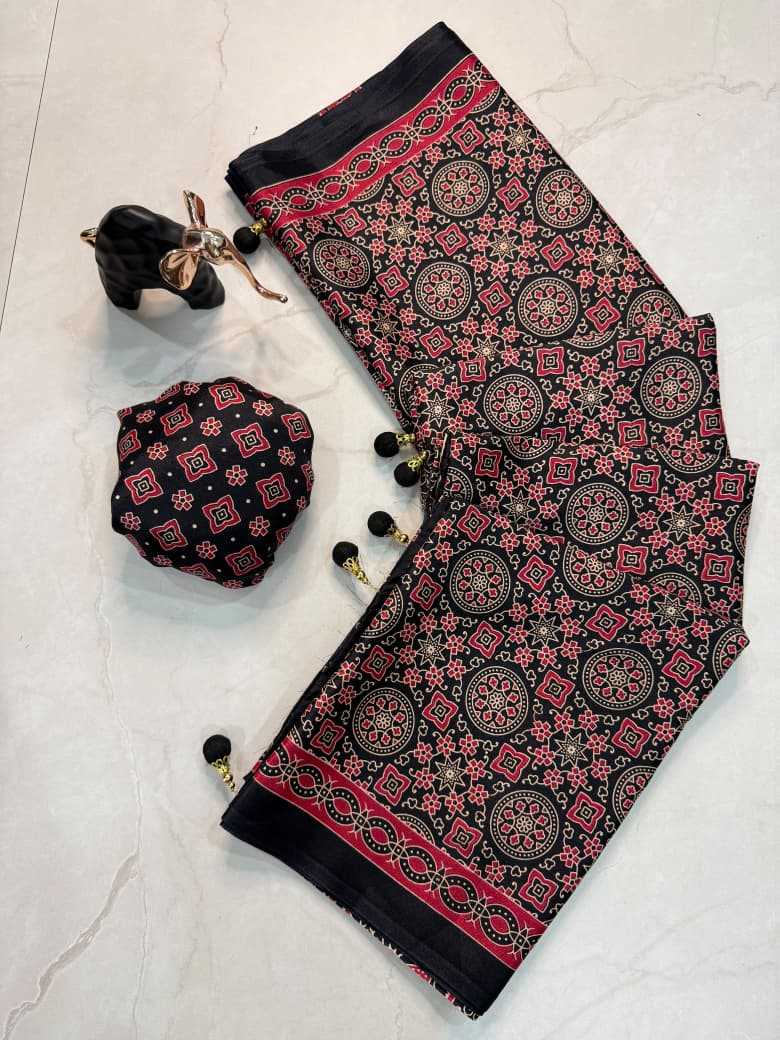 Creap Crepe Designer Saree