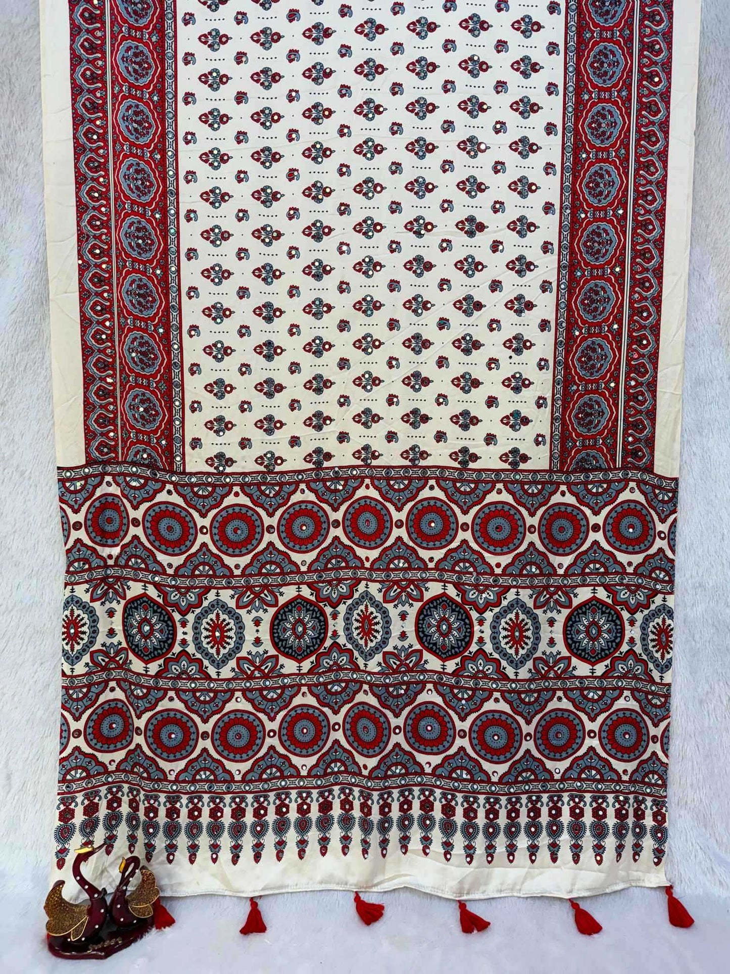 Japan Sartin Printed Saree