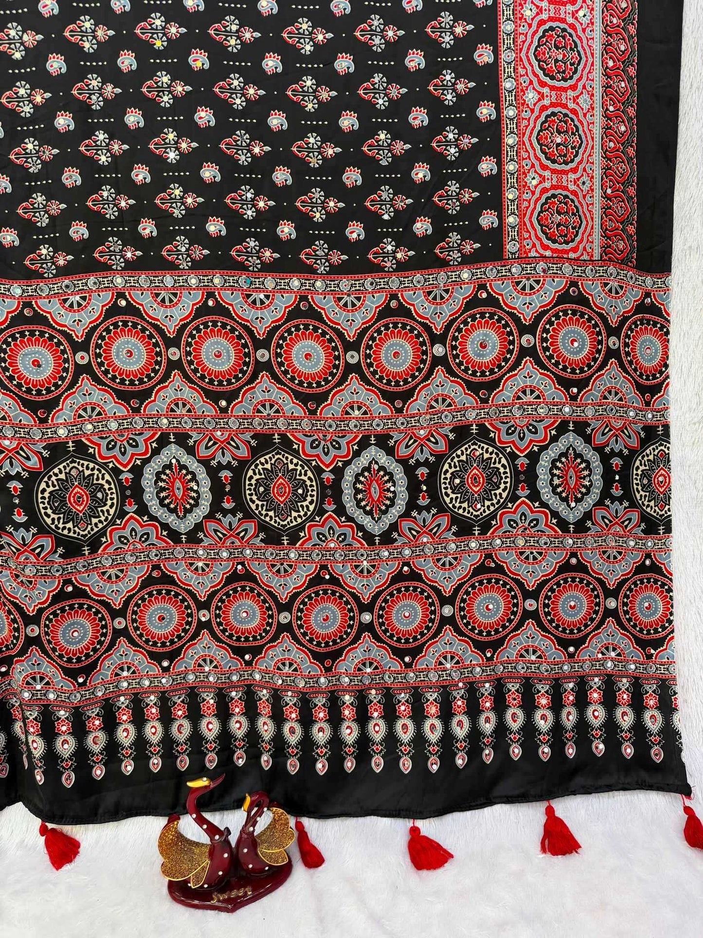 Japan Sartin Printed Saree