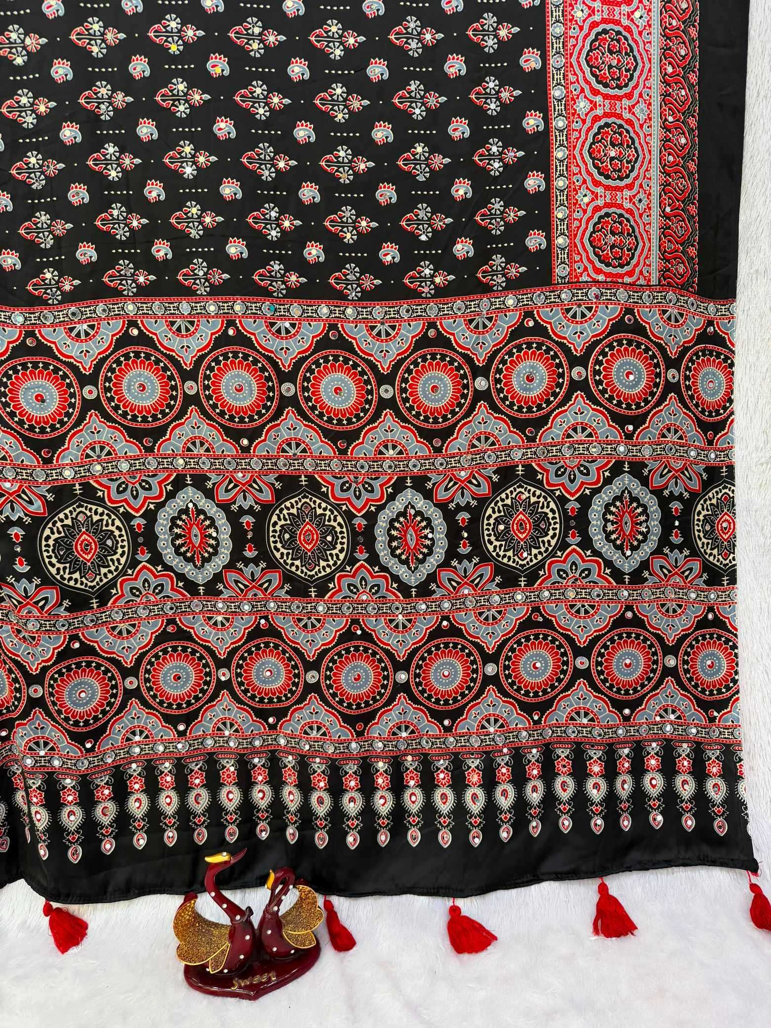 Japan Sartin Printed Saree