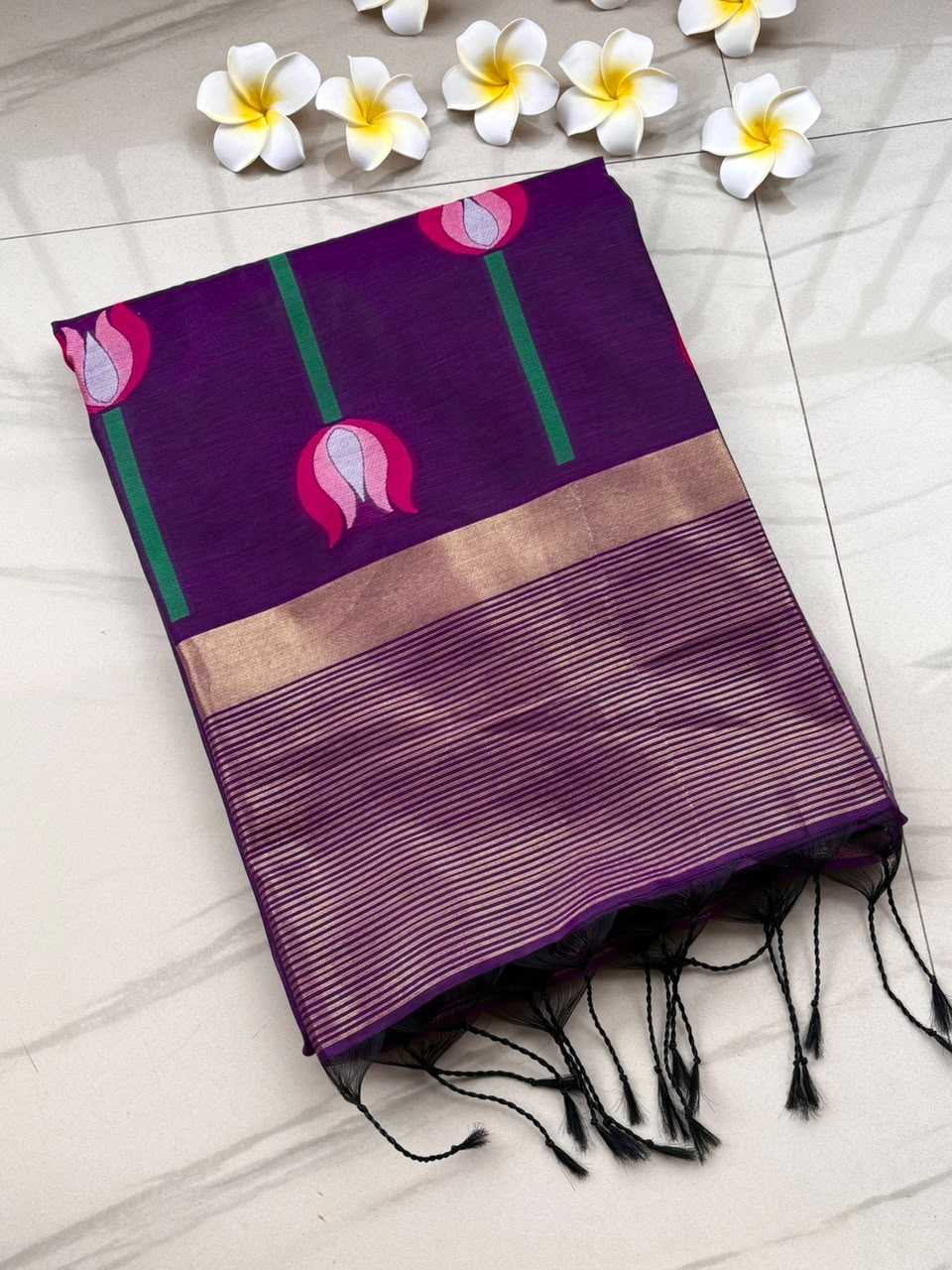 Meher Cotton Zari Border Saree