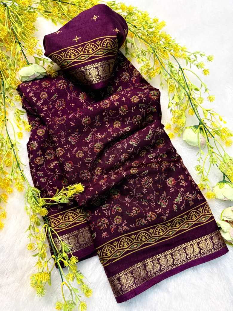 Soft Cotton Silk Designer Saree