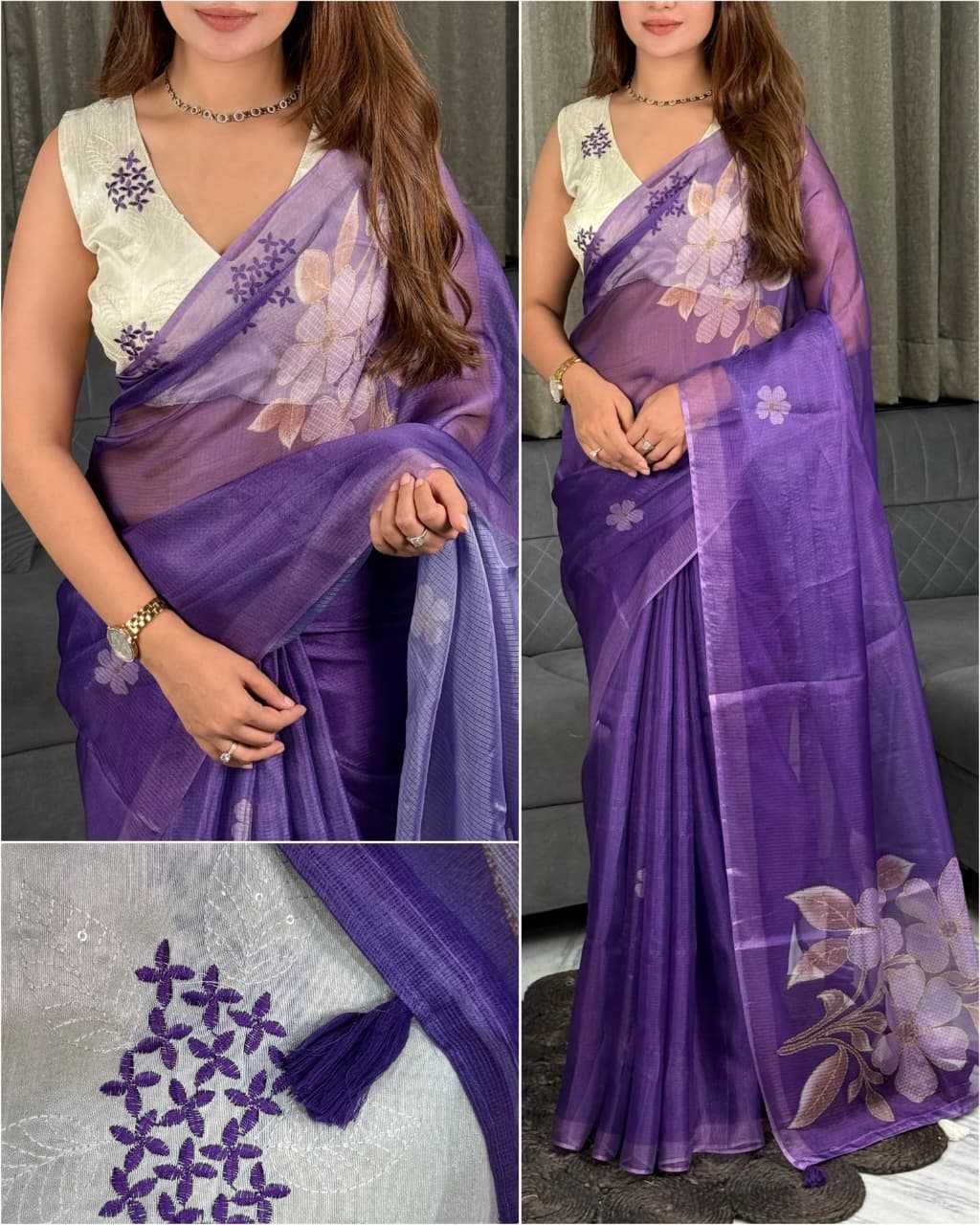 Printed Saree