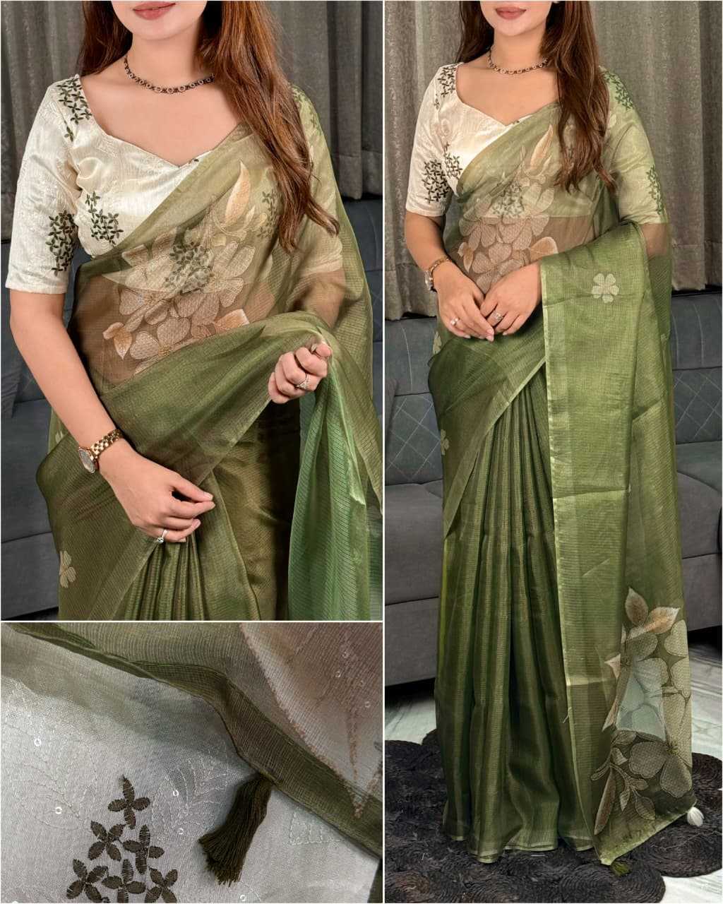 Printed Saree