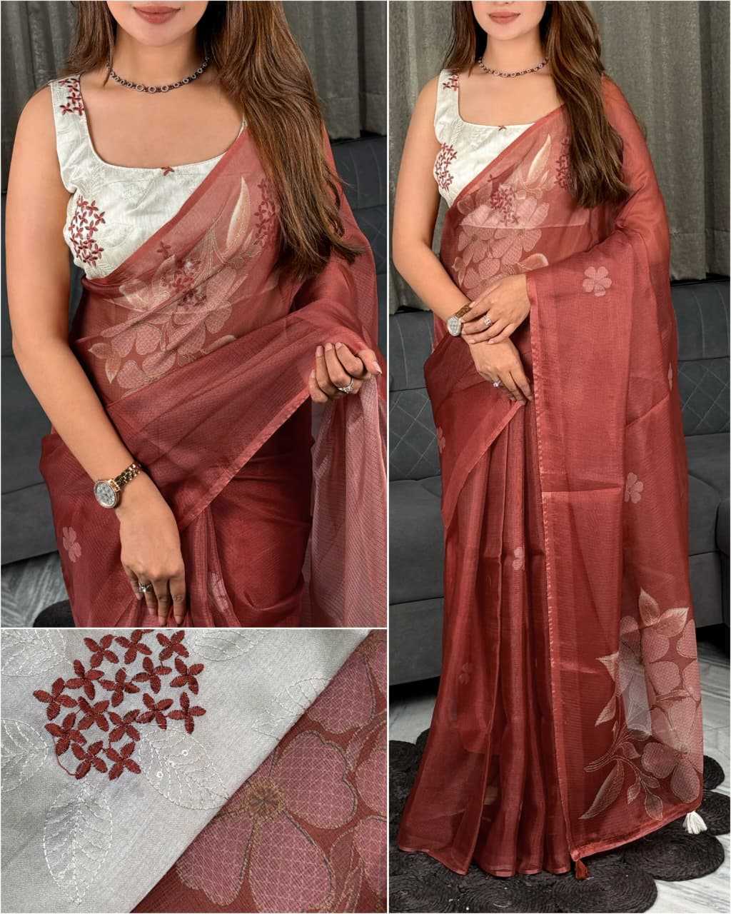 Printed Saree