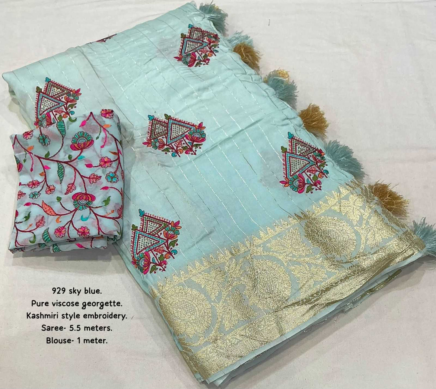 Pure Viscos Party Wear Saree