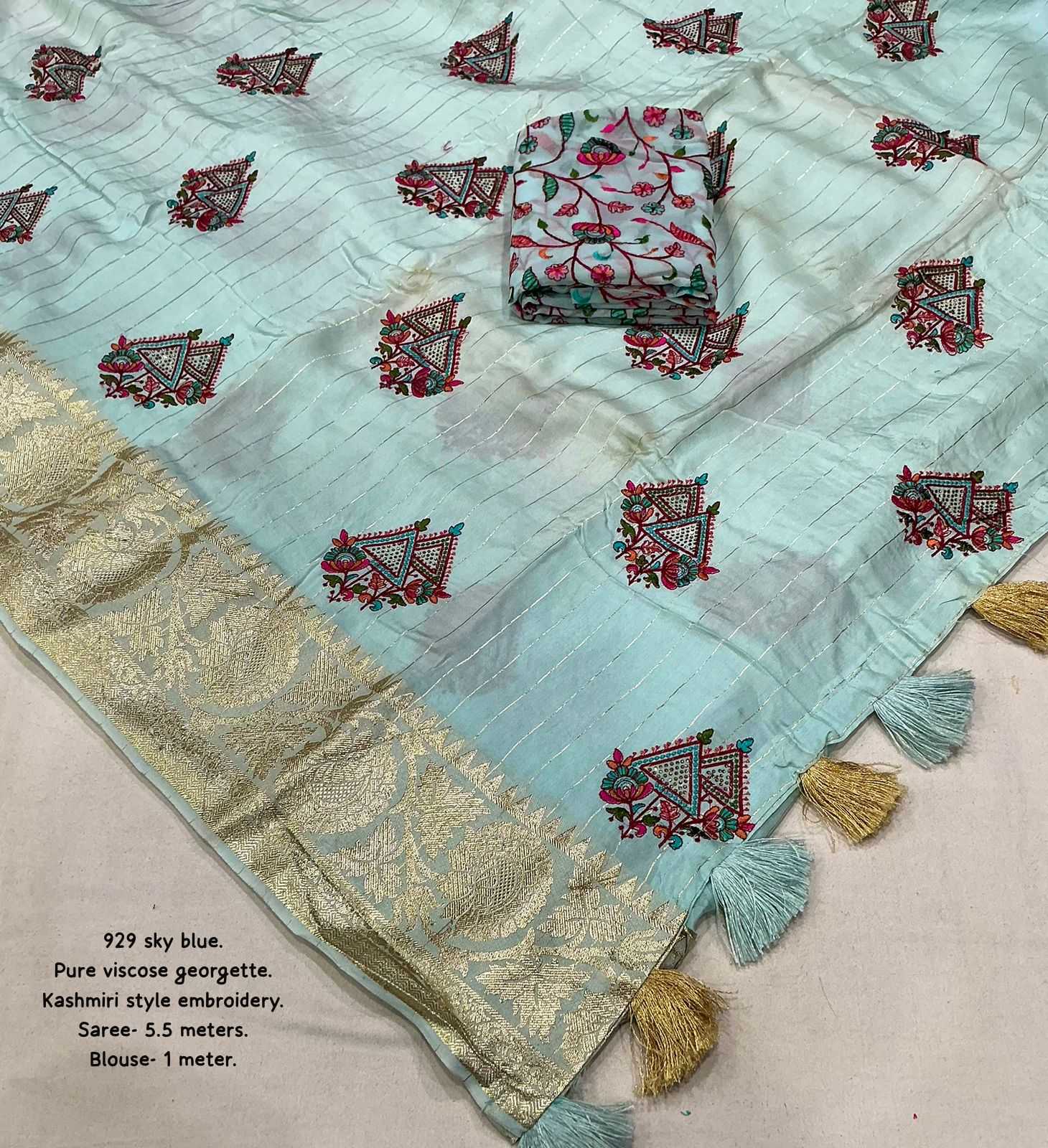 Pure Viscos Party Wear Saree