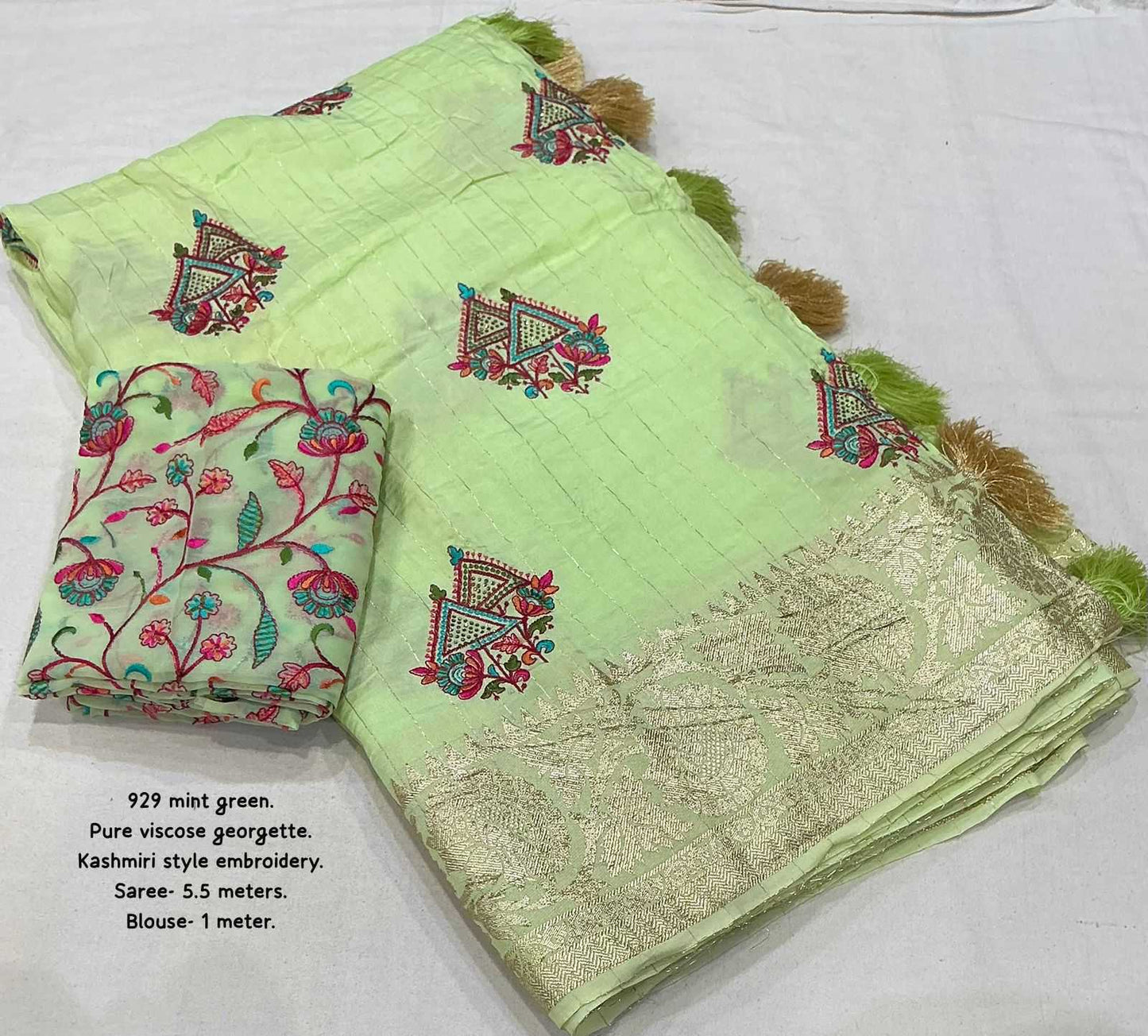 Pure Viscos Party Wear Saree
